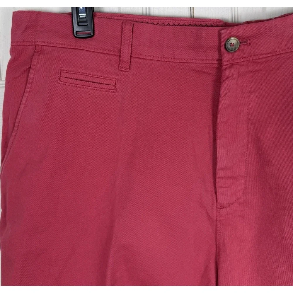 Johnnie-O Men's Neal Stretch Chino Shorts 44 Malibu Red Twill‎ Casual NWT